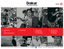 Tablet Screenshot of drakkar.ca