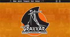 Desktop Screenshot of drakkar.de